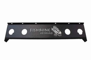 Jeep Wrangler JL Bumper Skid Plate - Front - Fishbone Offroad - Mako - Black - `18-`27